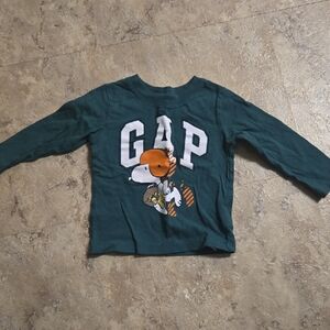 Green Baby Gap Football Tee